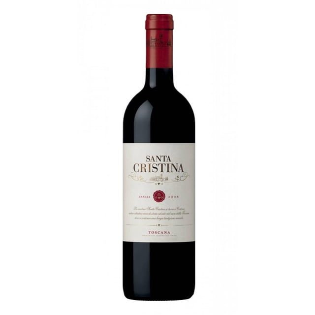 Caja de 6 Vino Tinto Santa Cristina Sangiovese - Cabernet Franc - Cabernet Sauvignon 750 ml