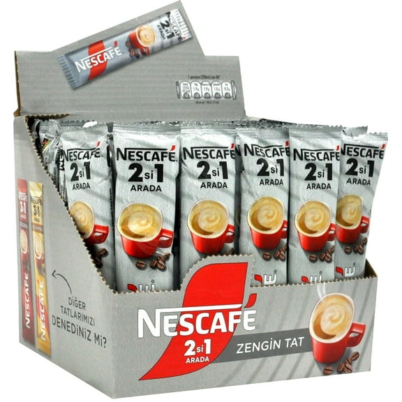 Nescafe 2 in 1 unsweetened 48 sticks
