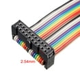 thumbnail image 3 of IDC Rainbow Wire Flat Ribbon Cable 20P D-type FC/FC Connector 2.54mm Pitch 0.5m Length, 3 of 5