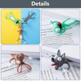 thumbnail image 2 of CHAO 3 Piezas Marcapáginas de Animales de Dibujos Animados en 3D Marcapáginas de Animales de Pvc 3 Lindos Papelería de Animales Aplastados para Niños y Estudiantes, Regalos de Lectura, Favores de Fies, 2 of 5