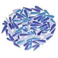 thumbnail image 1 of Uxcell Azulejo de Mosaico de Cerámica, Aproximadamente 200g de Bloque de Mosaico en Forma de Gota de Flor para Manualidades, Azul Profundo Mezclado, 1 of 6