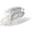 White, variant on White Elegant Satin Wide Brim Church Hat, Wedding Tea Party Hat, 1 Pc