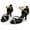 Black, variant on LIANGP Women's High Heels Outdoor Leisure Sandals Dancing Heels Women's Breathable Shoes Fashion High Women's High Heels Ladies Shoes Black Size 6.5