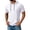 White, variant on Men's Hooded Short Sleeve Top Quick Dry Casual Sports Athletic Shirt with Pocket Lightweight Breathable Performance Summer Workout Tee