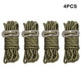 thumbnail image 4 of 4X Tent Lanyard Reflective Rope High-strength Load-bearing Wind Cord High-strength Fine Workmanship DIY Prop Universal Outdoor Accessories Replaced Part Gray, 4 of 9