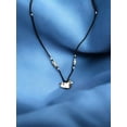 thumbnail image 2 of Hand-Painted Duck Charm Necklace, Black Cord Necklace, 2 of 3