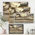 thumbnail image 4 of Designart 'The Straight Road To Monument Valley' Traditional Framed Canvas Wall Art Print, 4 of 5