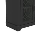 thumbnail image 6 of Raccon 68.2 in. Black with Knotty Oak Wide TV Stand Fits TV's up to 75 in., 6 of 6