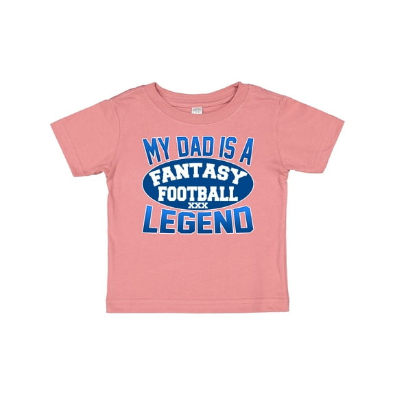 Inktastic My Dad is a Fantasy Football Legend Boys or Girls Baby T-Shirt