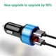 thumbnail image 3 of Adaptador Cargador Coche Doble USB 17.5W Aluminio Toma Mechero 3.1A () Azul, 3 of 9