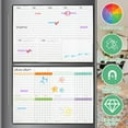 thumbnail image 3 of Magnetic Chore Chart Dry Erase Weekly Calendar Whiteboard Set for Fridge & 6 Markers  12” x 16”, 3 of 10