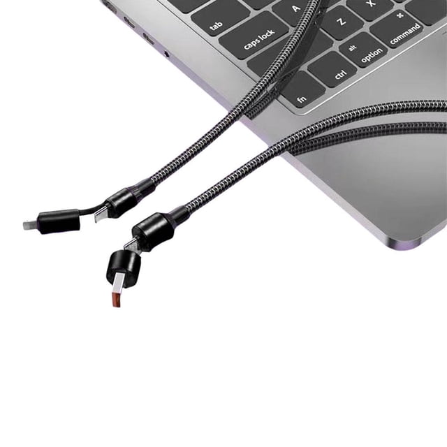 Cable de datos 4 en 1 de carga súper rápida de 100 W
