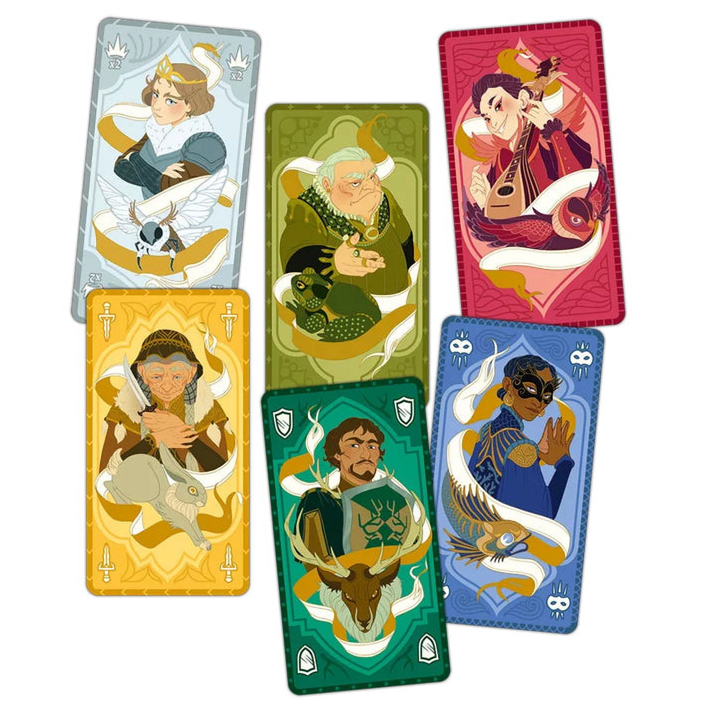 Courtisans Family Card Game for Ages 8 and up, from Asmodee