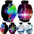 thumbnail image 2 of Sudadera con capucha con estampado completo de notas musicales para hombre, sudaderas holgadas informales de gran tamaño, sudaderas con capucha con estampado 3D para hombre, ropa de calle, 2 of 5