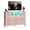 Pink, variant on Simenmax LED TV Stand for 45-55 Inch TV, Entertainment Center with 8 Fabric Drawers & Open Shelves, Charging Station with 2 USB & 2 AC Outlets, Pink