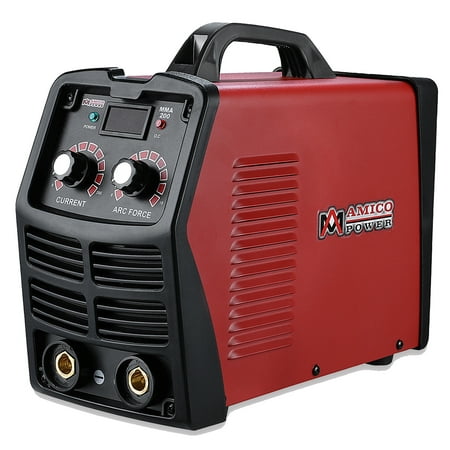 MMA-200, 200 Amp Stick Arc DC Inverter Welder, 110/230V Dual Voltage Welding, All Electrodes can be used: 6010, 6011, 6013, (Best Welding Machine For Home Use)
