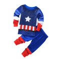thumbnail image 3 of Trajes de ropa interior térmica para niños, pijamas de Spiderman, camiseta con pantalones, ropa de dormir para bebés pequeños, otoño, 3 of 3
