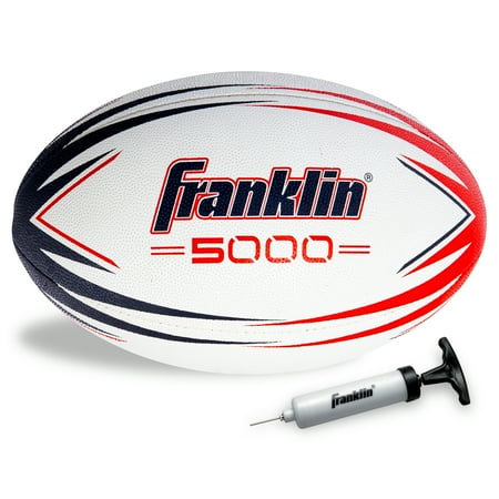 UPC: 0025725530946 | Franklin Sports Rugby Ball  5000 Rugby Training Ball  Official Size 5 Rugby Ball  Great for Practice or Matches  High Grip  Durable Construction