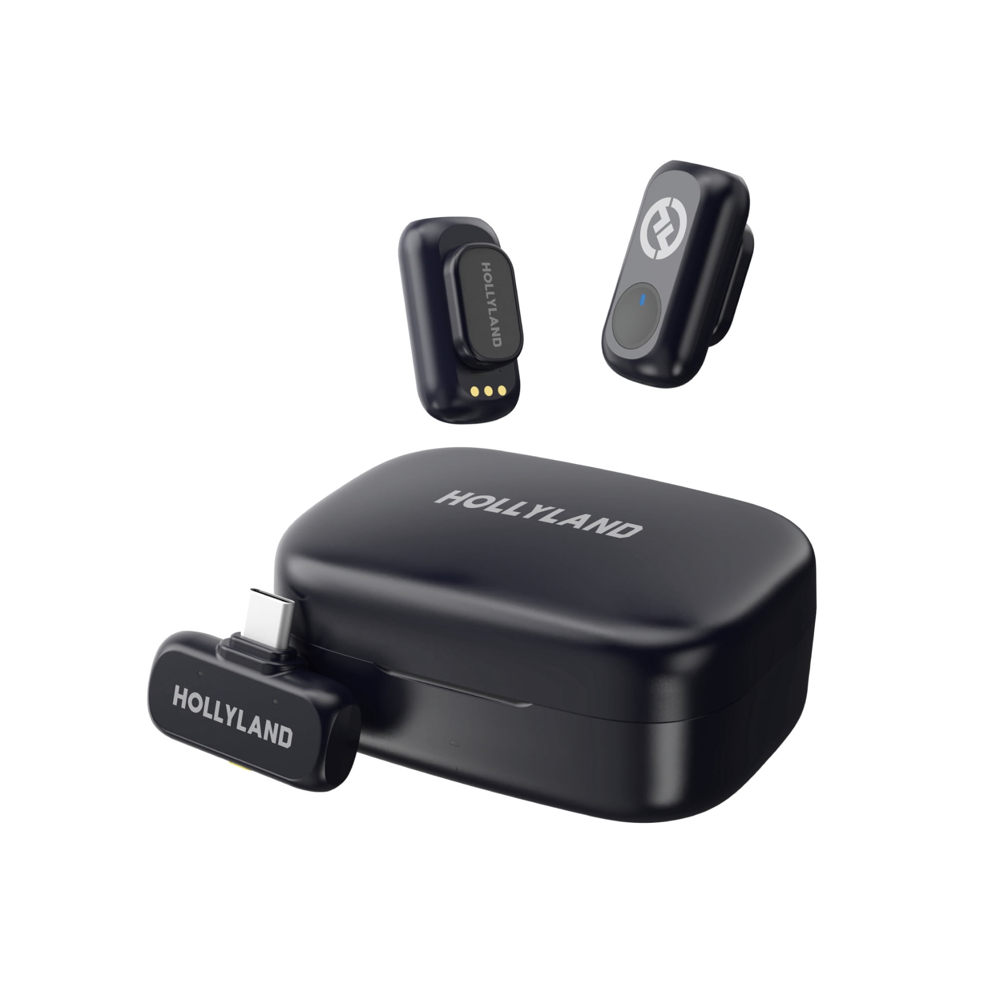 Hollyland Lyra UHD 4K Webcam Streaming with Ultra-Voice Bundle with LARK A1 Wireless Microphone (Black)