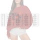 thumbnail image 4 of Gibobby Temperamento Pullover Top Sudadera con capucha de manga larga con cuello redondo y estampado de amor para el día de San Valentín al libre para mujer 1 (Gris, XL), 4 of 4