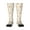1 Black, variant on Happy Easter print thigh-high socks, crafted for both men and women with a stretchy, high-opaque design perfect for daily wear
