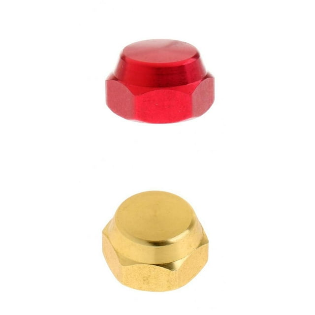 Tuerca de tornillo del carrete shamjiam Tuerca de tornillo del carrete de Baitcasting rojo y oro