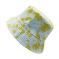 thumbnail image 5 of Empire Cove Paint Splash Bucket Hat Reversible Fisherman Cap Women Men Yellow, 5 of 5