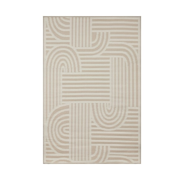 Mainstays 48"x72" ,100% Recycled Polypropylene, Outdoor Picnic, Camping Beach Mat Geo -Lightweight Beach Mat