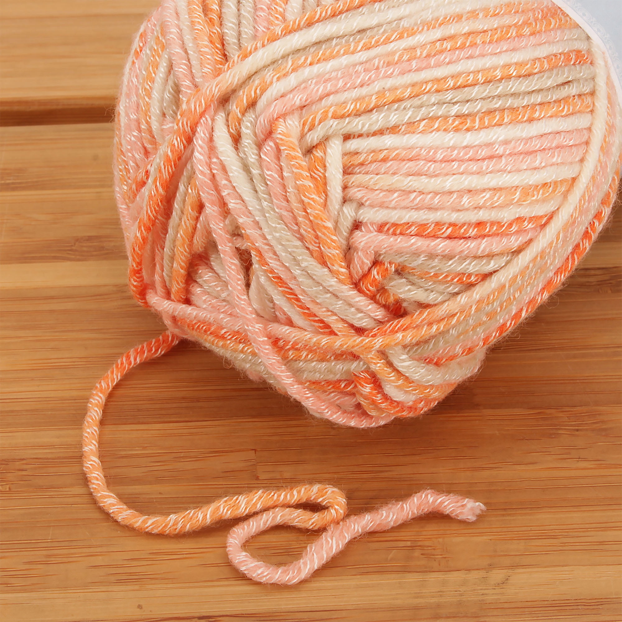JubileeYarn Soft and Slim Worsted Bamboo Wool Blend Yarn - Ares - 100g/Skein - 2 Skeins