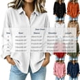 thumbnail image 3 of VBVC Women's Corduroy Button Down Shirt , Ladies' Long Sleeve Collared Blouse , Fall Winter Work Tops For Women, S-2XL, 3 of 6