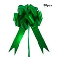 thumbnail image 3 of 30 Pieces Wedding Pull Bow Ball Shaped Celebration Knot Ribbons Flower Gifts Wrapping Packing Events New Year Christmas Matte green, 3 of 9