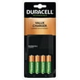thumbnail image 1 of Duracell Ion Speed 1000 Rechargeable Battery Charger with 4 AA Nimh Batteries, 1 of 3