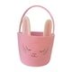 thumbnail image 3 of Cesta de conejito de Pascua Cesta de huevos de Pascua vacía para regalos de fiesta infantiles Rosa, 3 of 9