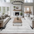 thumbnail image 3 of Farmhouse Wood Grain Area Rugs 5'x8', Washable Small Throw Rugs for Classroom Bedroom, Vintage Country Barn Gate Grey Indoor Outdoor Rug Non-Slip Low Pile Carpet Runner Reversible Floor Mats, 3 of 8