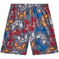 thumbnail image 6 of Quad Seven Boys Pajama Set Breathable Graphic Sleep Shirt, Pajama Pants & Lounge Shorts 3 Piece, 6 of 7