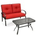 thumbnail image 1 of Patiojoy Ensemble de Causeuse et Table Mobilier Extérieur Jardin, 1 of 8