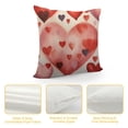 thumbnail image 4 of Nawypu  4PCS Valentines Pillow Covers Red White Heart Throw Pillow Covers Valentines Day Love Be Mine Cushion Case Decor for Holiday Farmhouse Anniversary Wedding Home Sofa Couch, 4 of 5