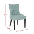 thumbnail image 7 of SAFAVIEH Abby 19''H Tufted Side Chair, Set of 2, Sky Blue/Silver Nail, 7 of 7