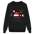 thumbnail image 2 of breaise Family Matching Christmas Sweatshirt Cute Graphic Pullover Casual Crewneck Sweatshirts for Men Women, 2 of 4