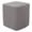 Gray, variant on Polyester Square Ottoman Covers Footstool cover Gray