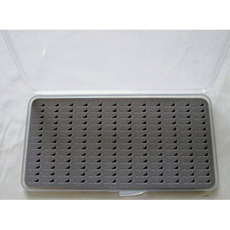 Slotted Foam Fly Box - Slim Fly Box with Teardrop Foam