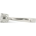 thumbnail image 4 of Sterling Silver Cz Ring (Size 6) Made In Thailand qr1004-6, 4 of 5
