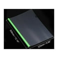 thumbnail image 2 of Uxcell Clear Report Covers with Sliding Bar, 10mm 75 Sheets Capacity, Green,10 pack, 2 of 6