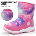 thumbnail image 6 of Harvest Land Toddler Girls Snow Boots Kids Winter Warm Boots Waterproof Slip Resistant Outside Shoes(Toddler/Little Kids/Big Kids), 6 of 8