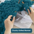 thumbnail image 4 of 8 Pack Chunky Chenille Yarn - Super Soft Bulky Knitting Yarn for Blankets Scarf DIY, 8oz/27yds per Skein, Fluffy Plush Yarn for Crochet & Hand Knitting, 4 of 8