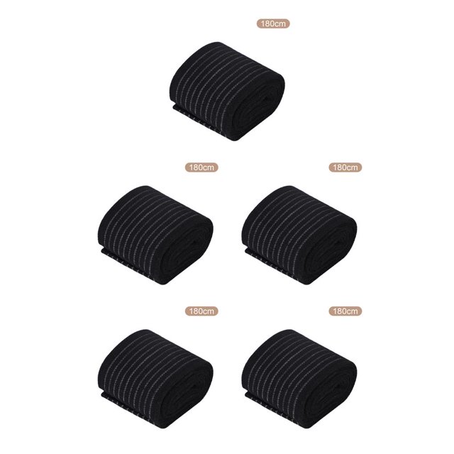 Wosthever Vendaje de alta elasticidad de 180cm, 1 Uds., hebilla de compresión portátil, banda autoprotectora para tobillo, muñeca, rodilla, pantorrilla, Type5 NO5 Wosthever CBP059551