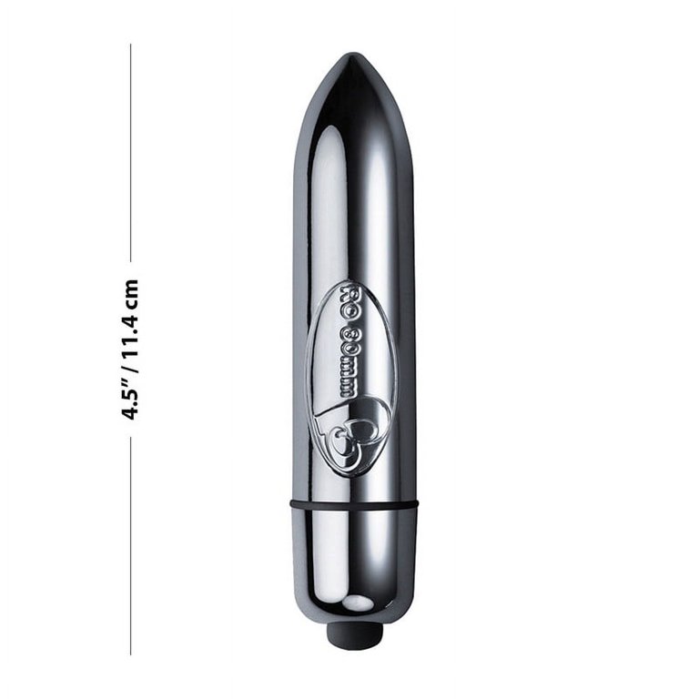 Rocks Off 80 mm Bullet Vibrator, Chrome - Walmart.com