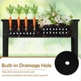 thumbnail image 6 of Costway 40'' Raised Garden Bed with Legs Metal Elevated Planter Box Drainage Hole Backyard, 6 of 8