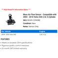 thumbnail image 2 of Mass Air Flow Sensor - Compatible with 2004 - 2010 Volvo S40 2.4L 5-Cylinder 2005 2006 2007 2008 2009, 2 of 2