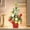 F, variant on Mini Christmas Tree 19.7IN Tabletop Holiday Decoration with LED String Lights Battery Operated Festive Ornament for Home Office Window Display DIY Holiday Setup